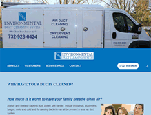 Tablet Screenshot of environmentalductcleaning.com